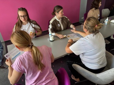 Dzień Mamy w Szpitalu Dziecięcym w Bydgoszczy z Kosmetologiczną Organizacją Studencką . Kliknij, aby powiększyć zdjęcie.